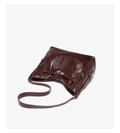 Damen-Hobo-Tasche aus PU-Leder mit Großem Stauraum für Alltag und Freizeit Geeignet als City-Tasche