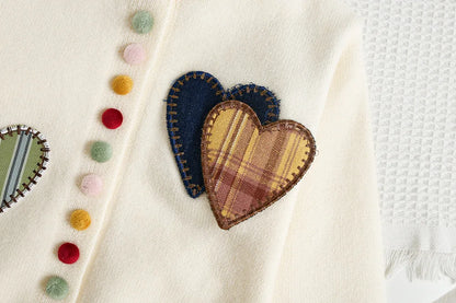 Mädchen Pullover Set mit Patchwork und Tutu Rock für Kinderoutfit 2PCS