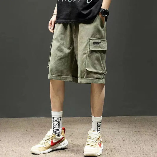 Locker sitzende Jogging-Shorts mit mehreren Taschen und doppelter Schicht für Sport und Freizeit im Freien