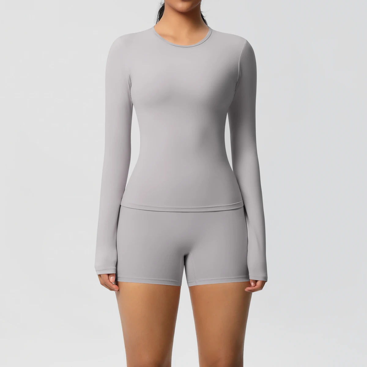 Frauen Yoga Set Schnell Trocknend Nylon Spandex Sport