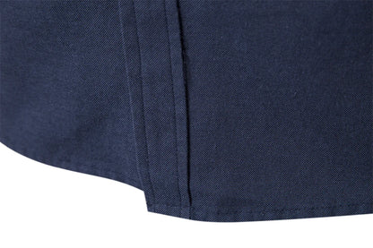 Herren Oxford Hemd aus Baumwolle mit langen Ärmeln für Casual-Look