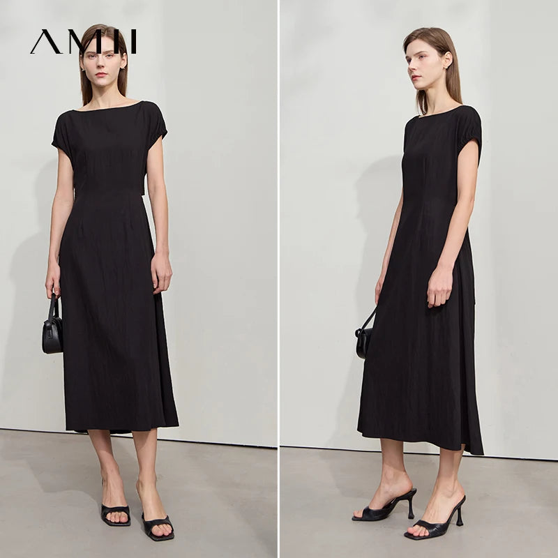 Stilvolles Damenkleid Mit Schleife Für Büro Und Reisen