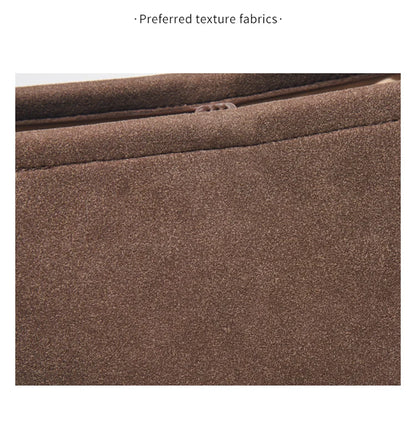 Damen Umhängetasche aus Wildleder 2-in-1 im Retro Stil Crossbody