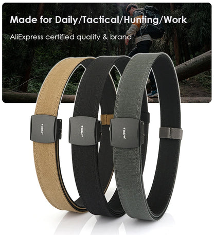 VATLY Hunting Tactical Gürtel Herren Nylon Automatik-Schnalle Jagd