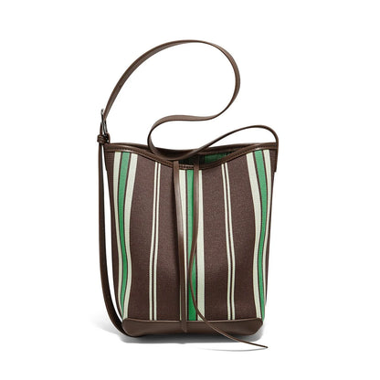 Damen Schultertasche aus veganem Leder – Große Beuteltasche für Büro und Alltag
