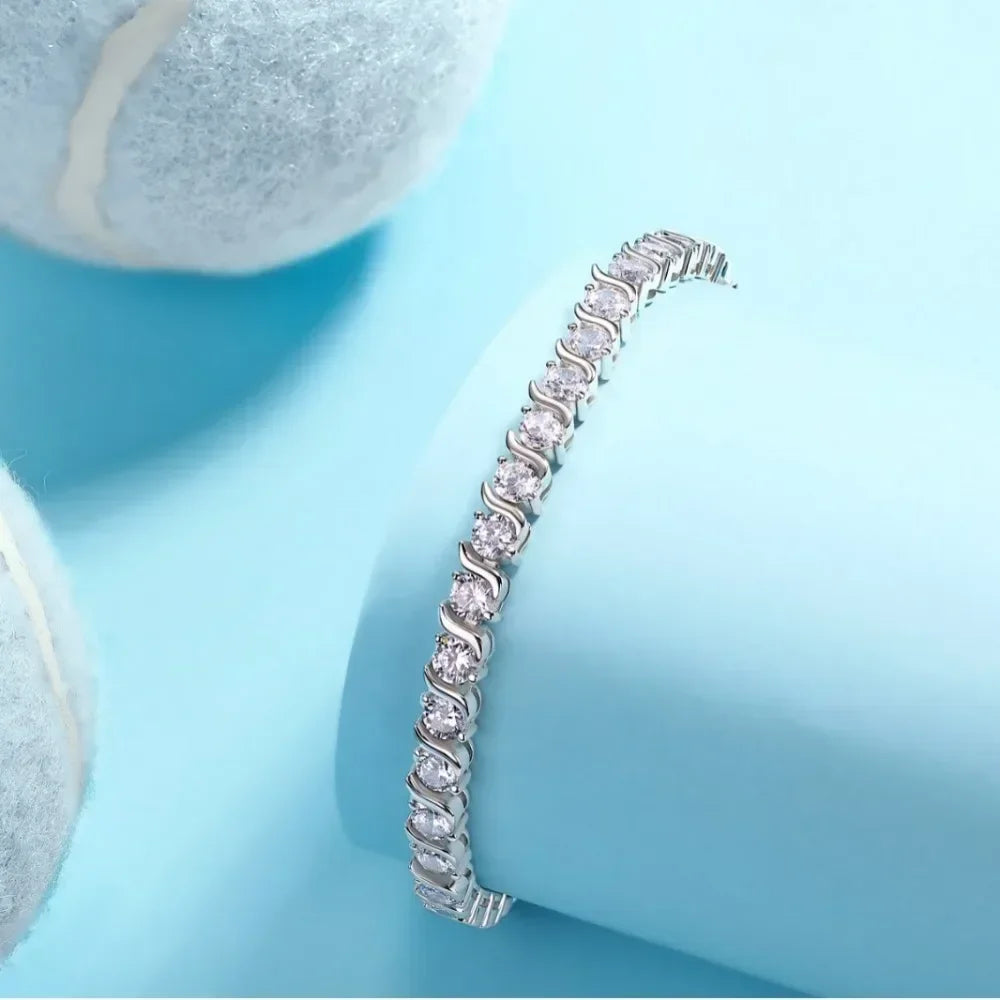 Damen-Armband mit zertifiziertem Moissanit