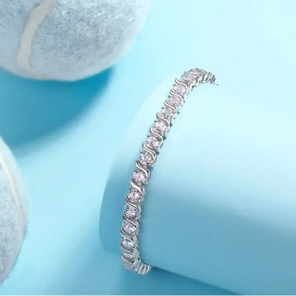 Damen-Armband mit zertifiziertem Moissanit