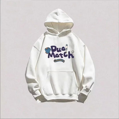 Herbst Anime Brief Gedruckt Mit Kapuze Sweatshirts Für Männer Fleece Y2K Streetwear Grafik Hoodies Hip Hop Harajuku Pullover Hoody