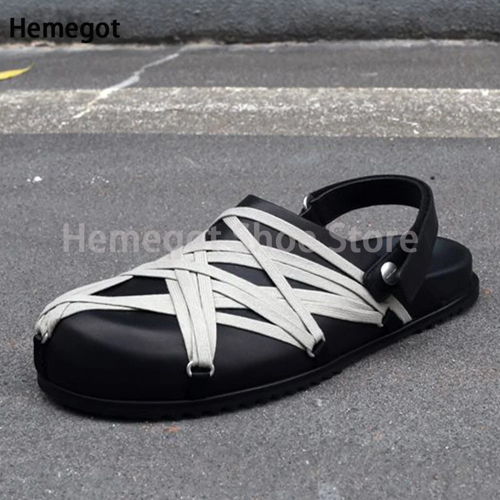 Lederschuhe zum Hineinschlüpfen für Herren – mit runder Kappe & flexiblem Sitz