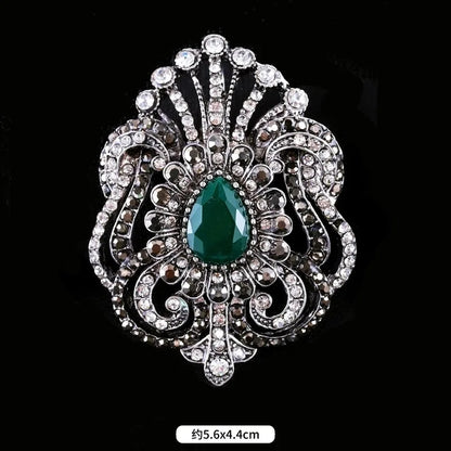 Brosche Metall Barock Vintage Retro Palast Revers Pin Unisex Party