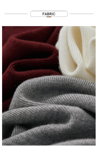 Damen-Kapuzenpullover Wolle-Polyester nahtlos gerade einfarbig Herbst