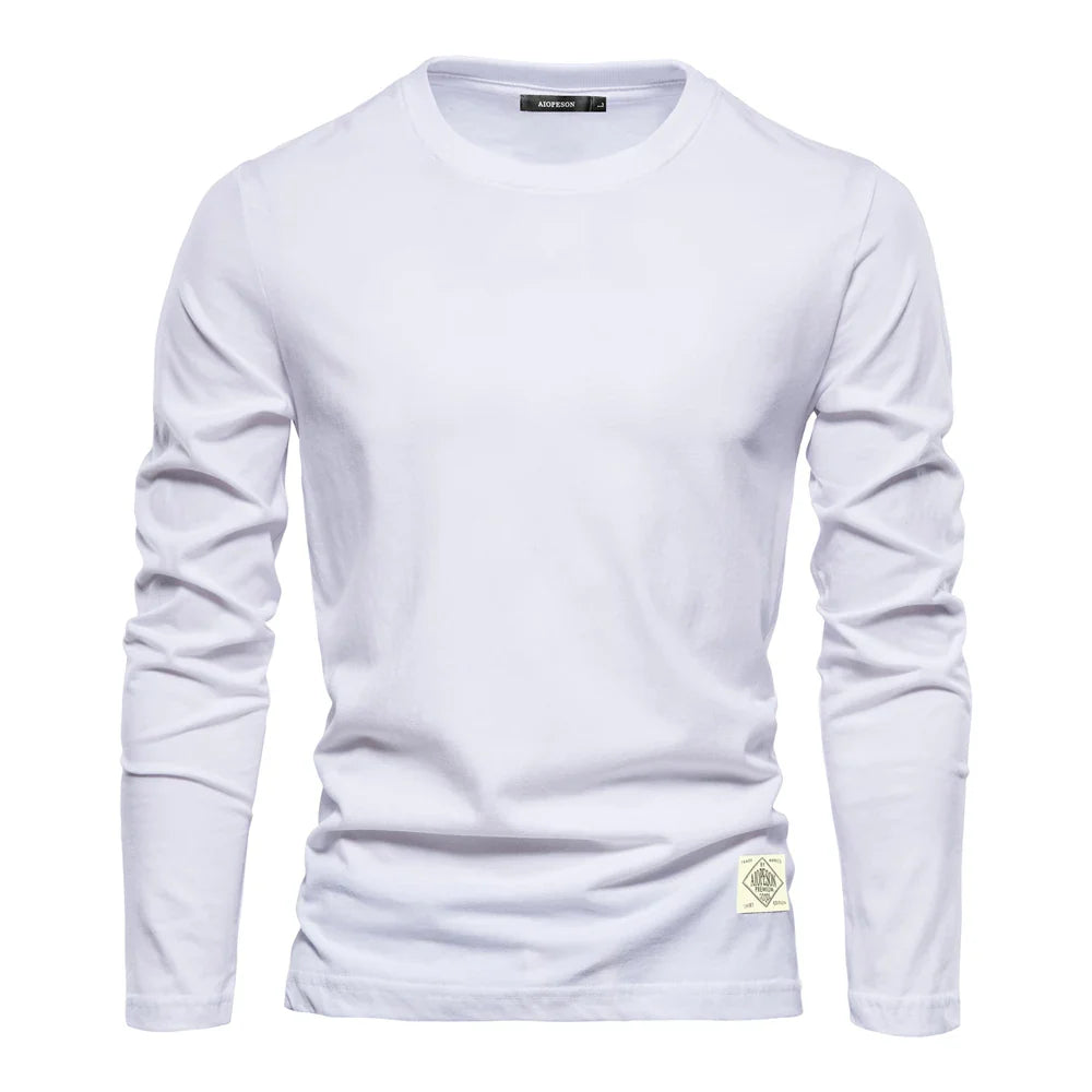 Leichtes Herren-T-Shirt aus 100% Baumwolle mit Rundhalsausschnitt und kurzen Ärmeln – ideal für Freizeit und Fitness.