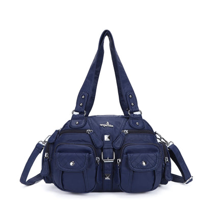 Damen-Handtasche Vintage Satchel Top-Handle aus PU-Leder Mit Innenfach und Ideale Geschenkidee