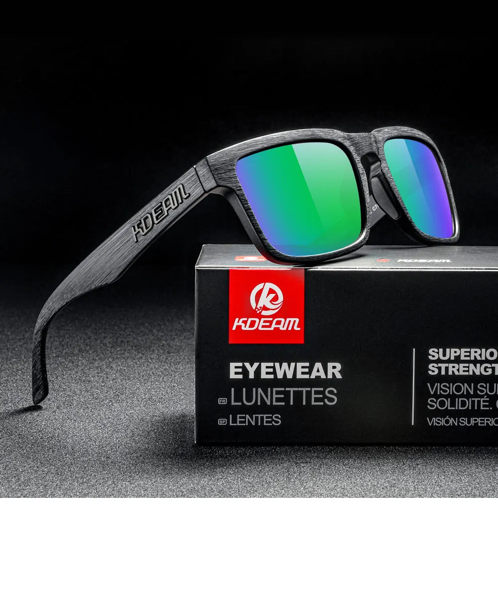 Sonnenbrille Outdoor polarisiert Farbverlauf winddicht Standardgröße Unisex