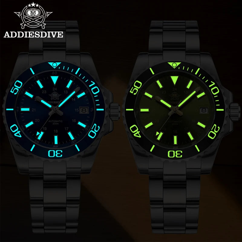 Herren-Taucheruhr mit Keramikluenette und 8215-Automatikwerk