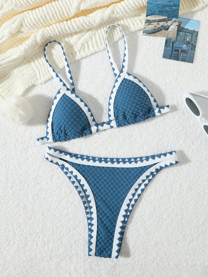 Sexy Bikini-Set in Pink mit Push-up-Effekt – Perfekt für Strand und Pool