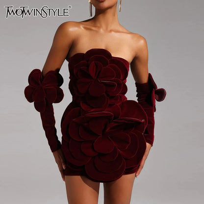 Elegantes Damenkleid mit Rundhalsausschnitt, kurzen Ärmeln und Patchwork-Design mit Quasten und Falten.