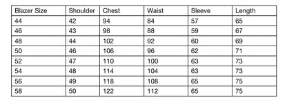 Hochwertiger Herrenanzug aus Wolle und Seide in Tiefblau – Slim Fit für formelle Anlässe und Hochzeiten