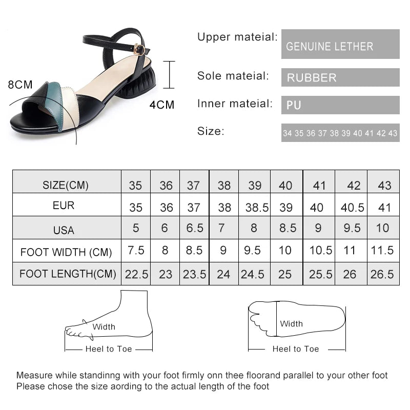 AIYUQI Sandalen Frauen Echtes Leder 2025, Sommer Neue Offene Zehen Frauen Sandalen Große Größe 41 42 43 Mode Mama Frauen sandalen