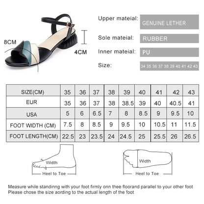AIYUQI Sandalen Frauen Echtes Leder 2025, Sommer Neue Offene Zehen Frauen Sandalen Große Größe 41 42 43 Mode Mama Frauen sandalen