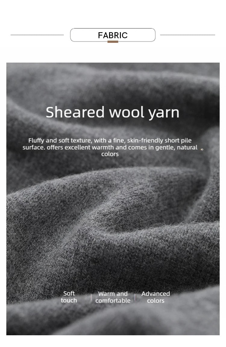 Damen-Strickjacke Wolle V-Ausschnitt Pendler einreihig locker Winter