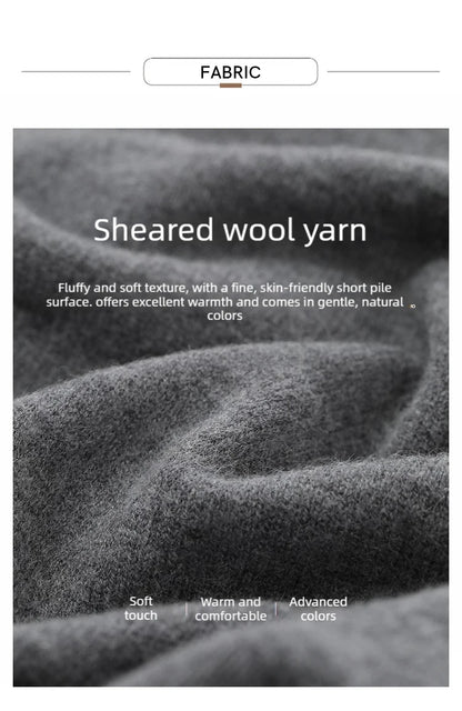 Damen-Strickjacke Wolle V-Ausschnitt Pendler einreihig locker Winter