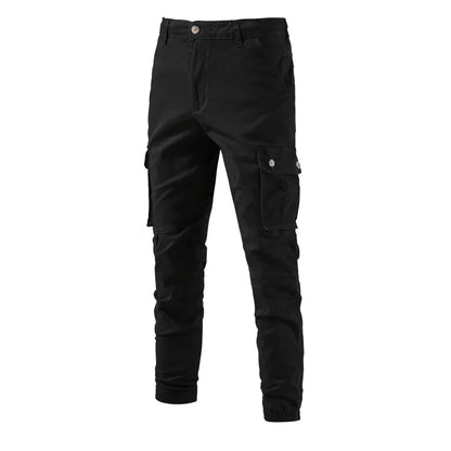 Premium Herren Cargo Hose 100% Baumwolle Mit Vielen Praktischen Taschen