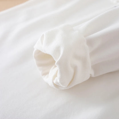 Mädchen Hemd Schuluniform für Kinder Frühling Herbst Langarm Polos hirt Kinder drehen Kolloar Top