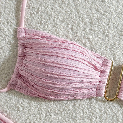 Gestreifter Bikini-Set für Damen – Sexy Bademode im brasilianischen Stil für Strand und Pool