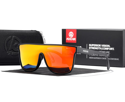 Sonnenbrille Einteiler polarisiert Sport Baseball Angeln Fahren Komplettzubehör