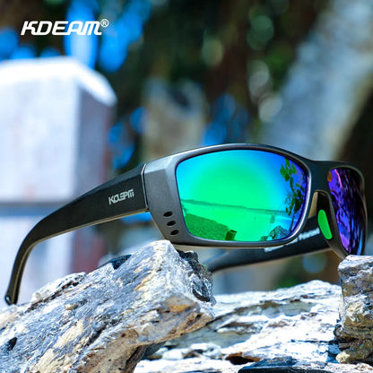 Sonnenbrille Sport TR90 polarisiert UV400 Belüftung leicht Herren