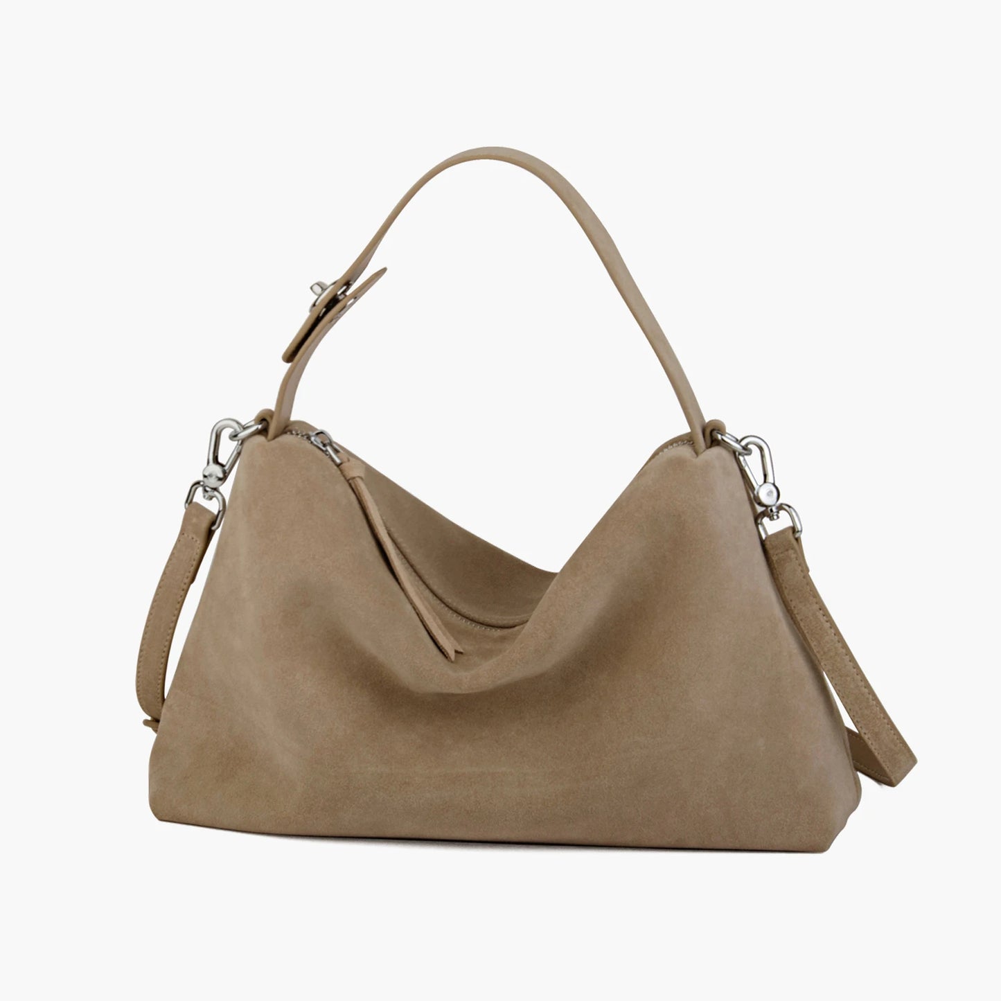 Wildleder-Handtasche | Elegant und Großzügig