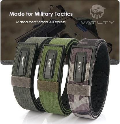 VATLY Stylischer Tactical Gürtel Herren Nylon Rigid Military Stiff