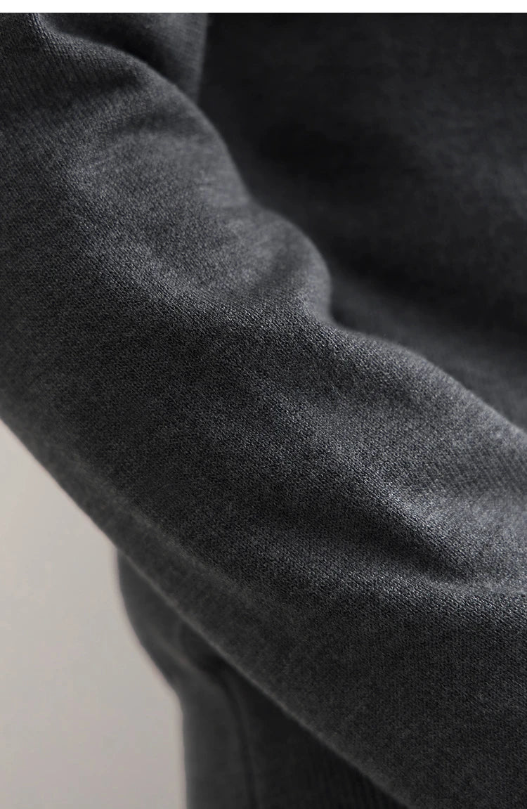 Damenpullover, dunkelgrauer Feinstrick, langer Ärmel und glatte Strickoberfläche