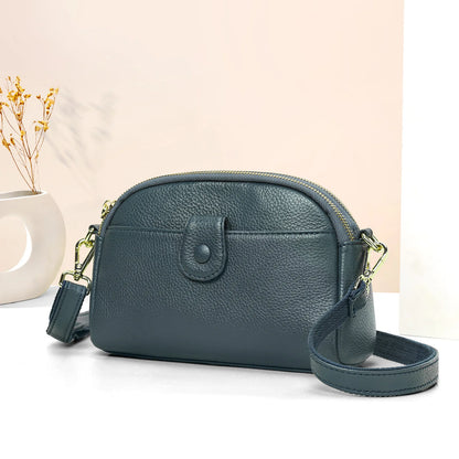 Damen-Handtasche Aus Rindleder Mit Mehreren Innenfächern Und Top-Griff Ideal für Alltag Und Abendveranstaltungen