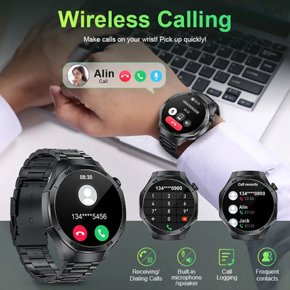LIGE 2025 Neue wasserdichte, robuste Smartwatch, 100+ Sport, wasserdicht, Herzfrequenz, Blutdruck, Bluetooth, Anruf, Smartwatch, 3,3 Zoll