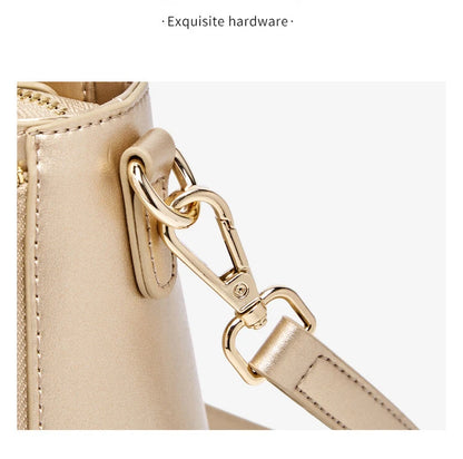 Damen Schultertasche Aus Rindsleder Mit Elegantem Design