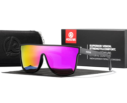 Sonnenbrille Einteiler polarisiert Sport Baseball Angeln Fahren Komplettzubehör