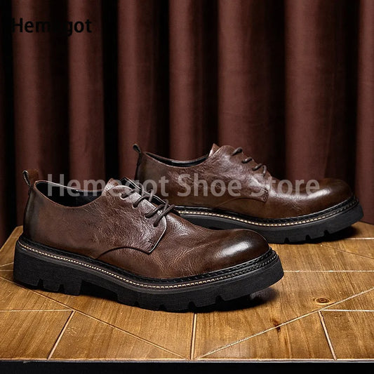 Schnürschuhe aus Echtleder für Herren – klassisch & bequem