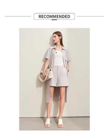 Minimalismus Modische Casual Shorts für Frauen