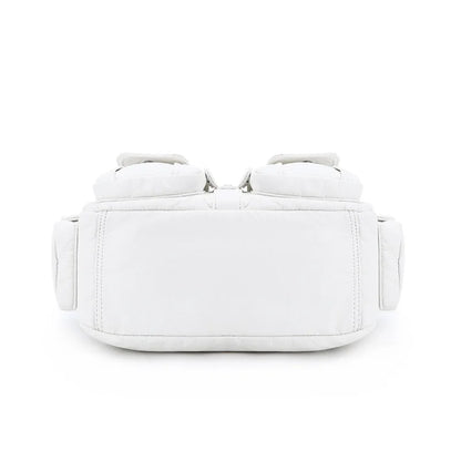Damen-Schultertasche Aus PU-Leder Mit Mehrfachfächern Praktisch Und Elegant Vintage-Stil