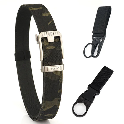 Herren-Taktischer Gürtel Aus 1100D Nylon Mit Robuster Metallschnalle Für Outdoor, Militär Und Arbeit
