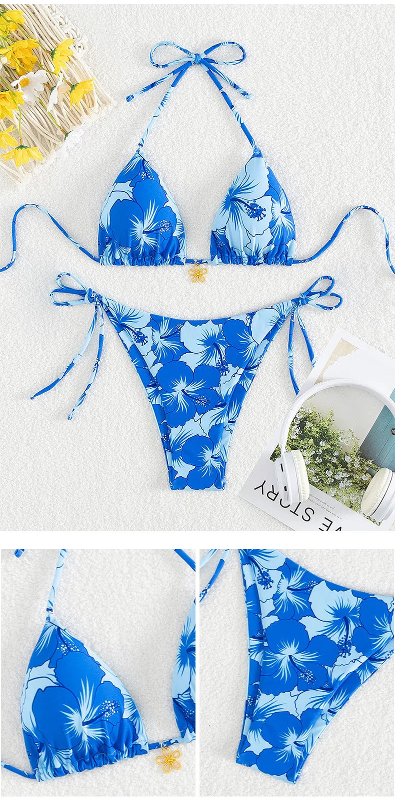 Sexy Damen-Bikini-Set im brasilianischen Stil – ideal für Strand und Pool