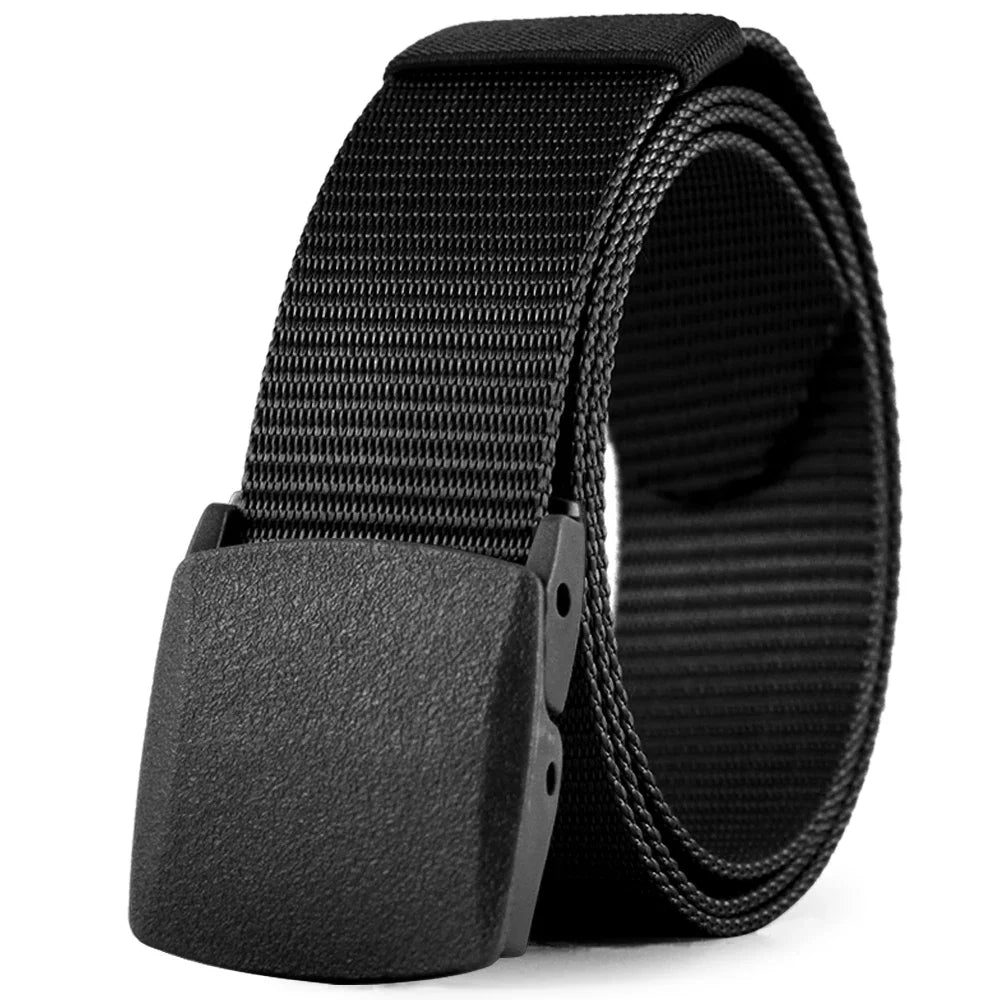 Herren Tactical Nylon-Gürtel 3,8 cm Canvas Military Outdoor 125 cm
