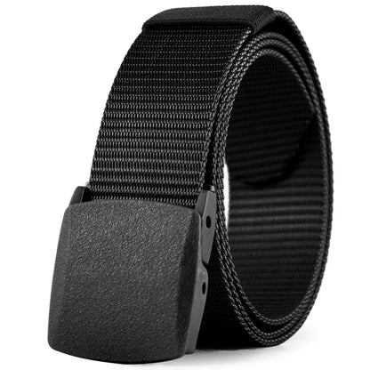 Herren Tactical Nylon-Gürtel 3,8 cm Canvas Military Outdoor 125 cm