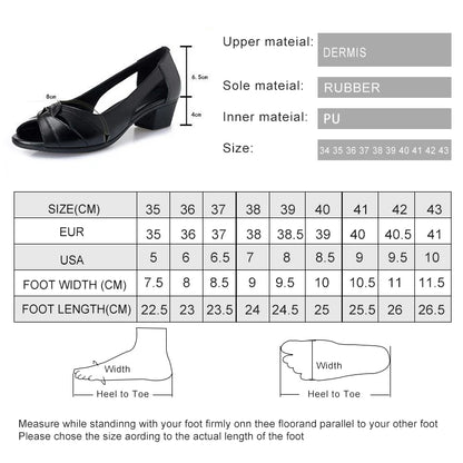 AIYUQI Fisch Mund Sandalen Frauen 2025, Neue Sommer Offene spitze Mom Sandalen Weiblichen Echten Leder Anti-slip Sandalen Damen
