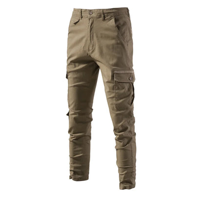 Premium Herren Cargo Hose 100% Baumwolle Mit Vielen Praktischen Taschen