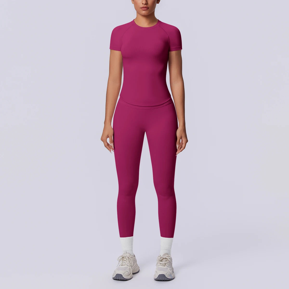Hamidou Nahtloses Sportset Für Damen Mit Pfirsich-Po Effekt