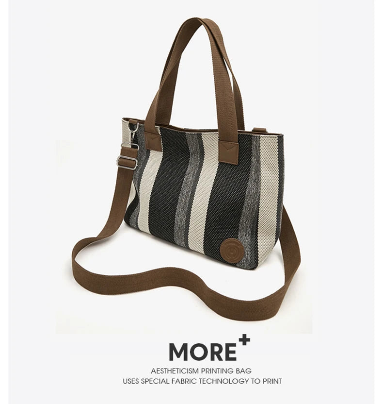 Damen Shoulder Bag aus Fabric Casual Large Capacity Tote Bag