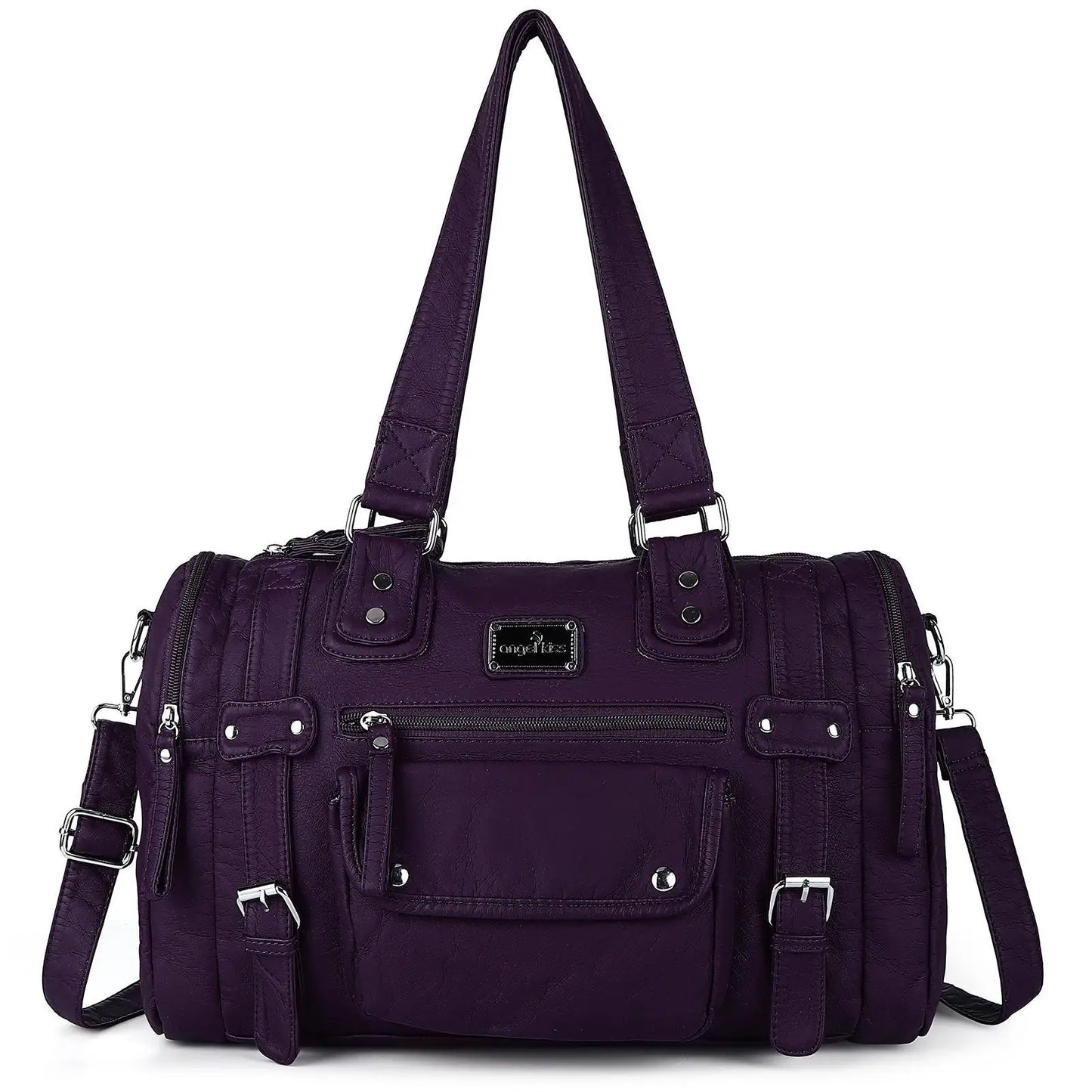Damen-Schultertasche aus PU-Leder mit Top-Griff und extrem großem Fassungsvermögen für Alltag